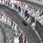 Toes and crests, satellite image