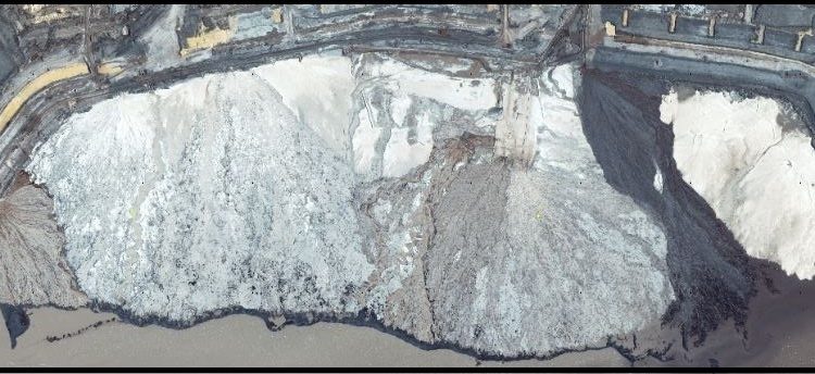 mine tailings beach profile