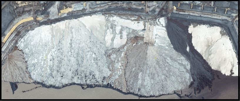 3k_ortho_wv2_2014may01 rotated mine tailings beach profile