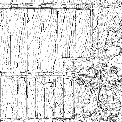1m contours