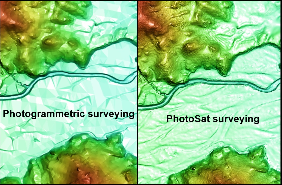 comparision of photosat survey