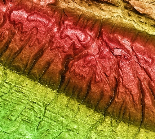 1m colour elevation image
