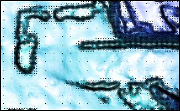 PhotoSat thinned grid PhotoSat thinned grid