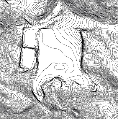 50cm elevation contours from a PhotoSat satellite survey over a well site in the Kurdistan Region of Iraq 50cm elevation contours from a PhotoSat satellite survey over a well site in the Kurdistan Region of Iraq