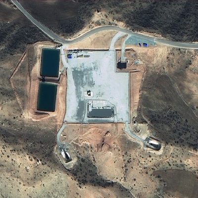 WorldView-2 satellite photo of an oil well site in the Kurdistan Region of Iraq WorldView-2 satellite photo of an oil well site in the Kurdistan Region of Iraq