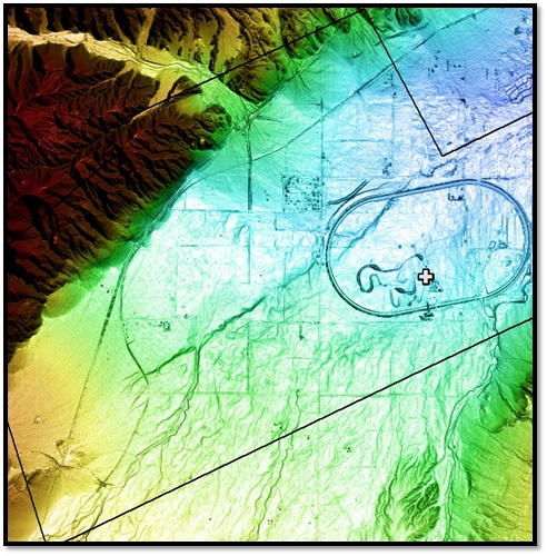 WorldView-3 survey grid Garlock Fault California WorldView-3 survey grid Garlock Fault California