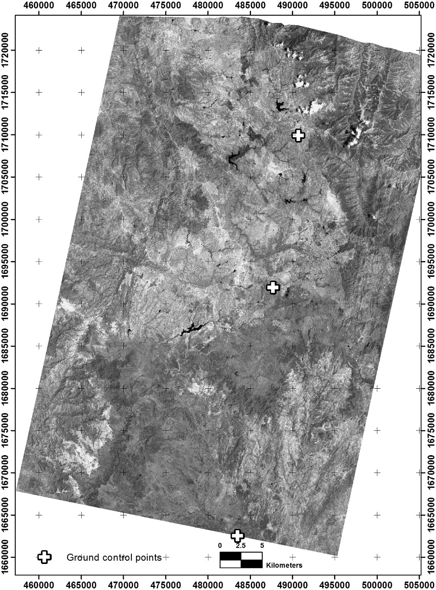 PRISM 2.5m stereo satellite photo. Asmara, Eritrea.