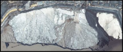 mine tailings beach profile