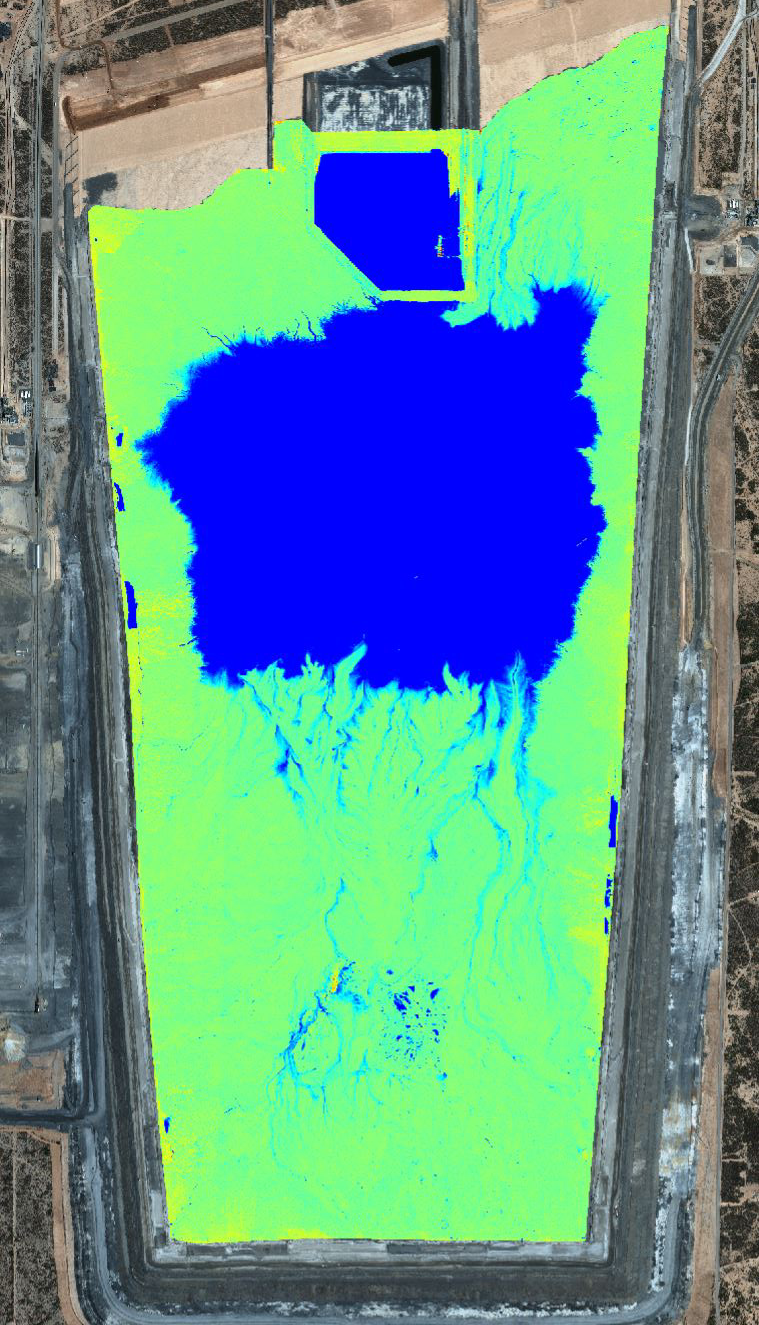 penasquito_wv3_2018mar17_multispectral multispectral tailings pond image