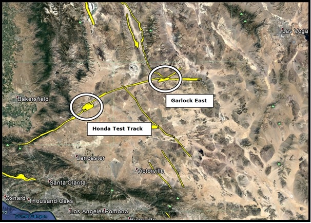 south-east-califonia Garlock Fault, California