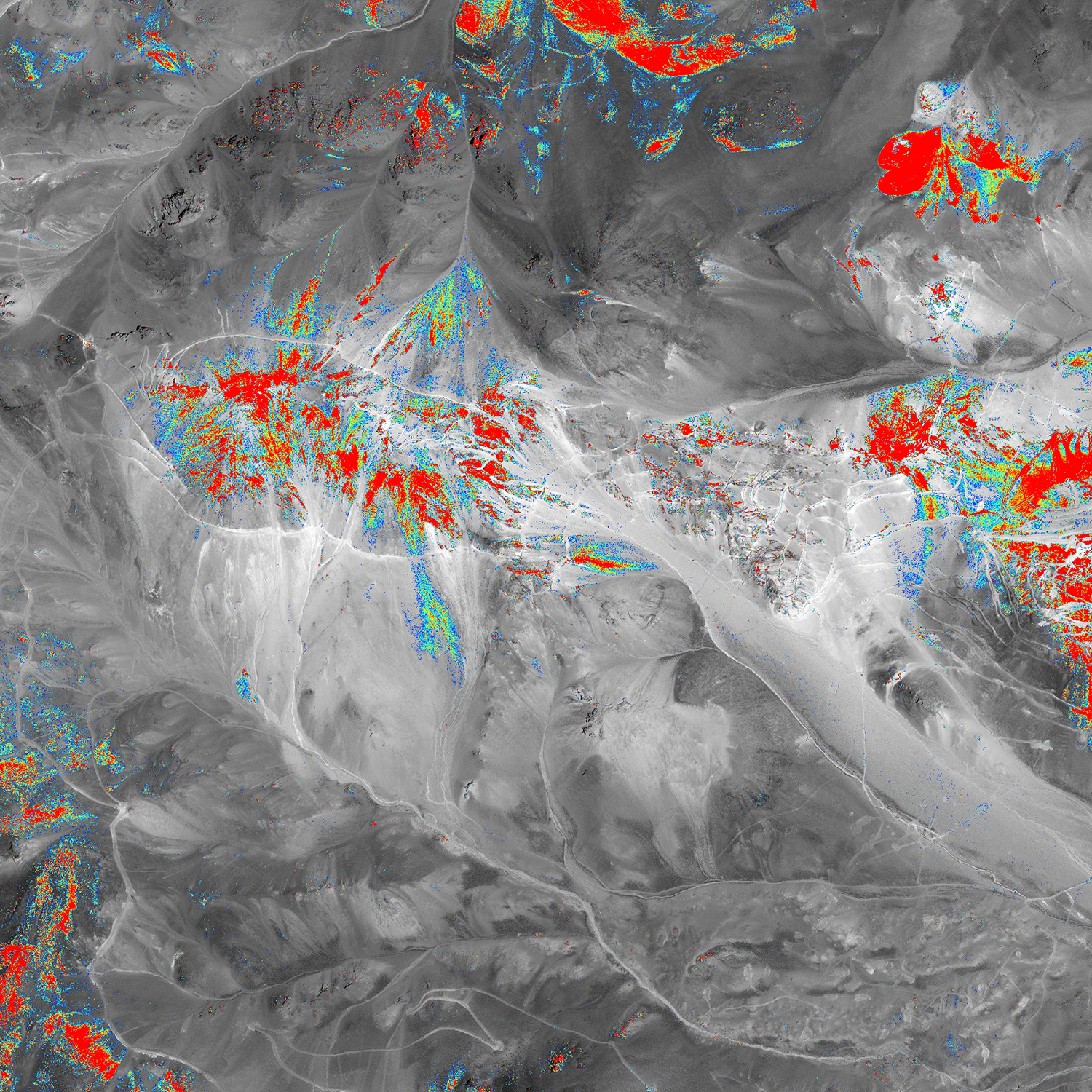 Photosat Satellite Mapping Topography Alteration Mapping